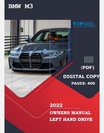 bmw m3 2022 owners manual